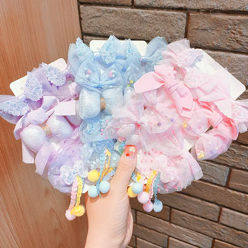 2024 New Children's Bow Hairpin Princess Hairpin