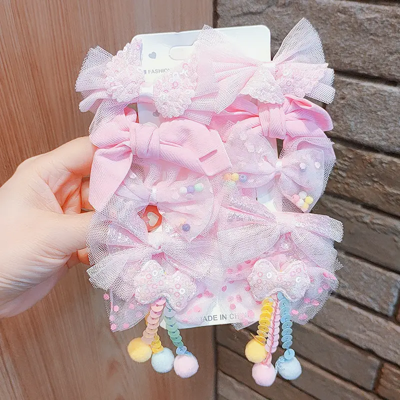 2024 New Children's Bow Hairpin Princess Hairpin