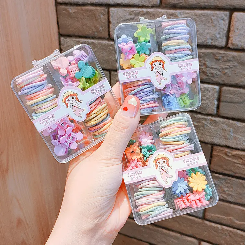 Children's Rubber Hair Bands for Girls 100pcs - Image 12