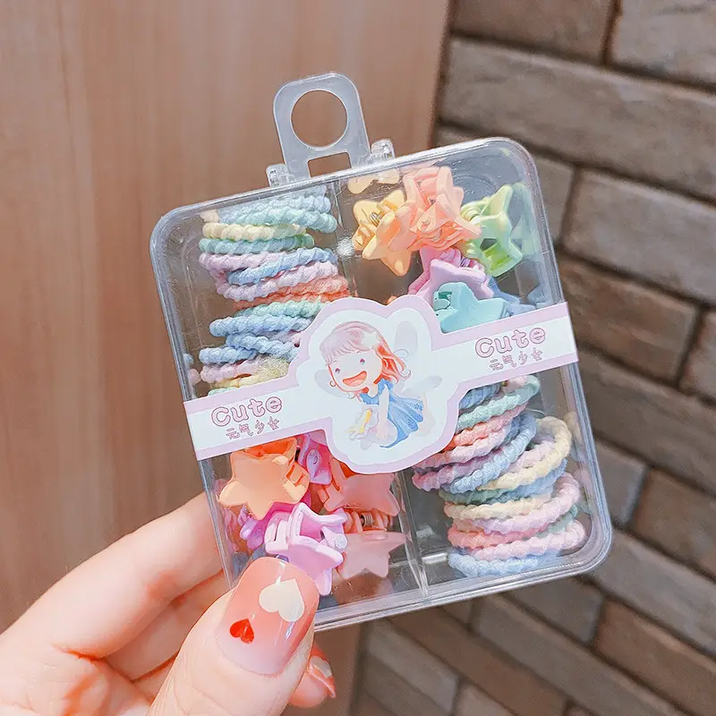 Children's Rubber Hair Bands for Girls 100pcs - Image 3