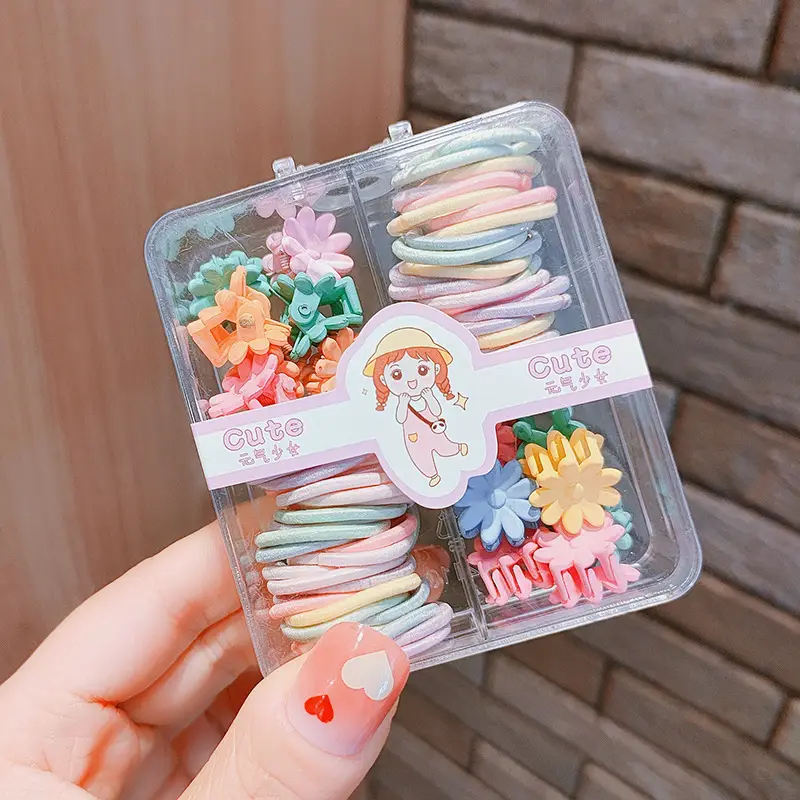Children's Rubber Hair Bands for Girls 100pcs - Image 6