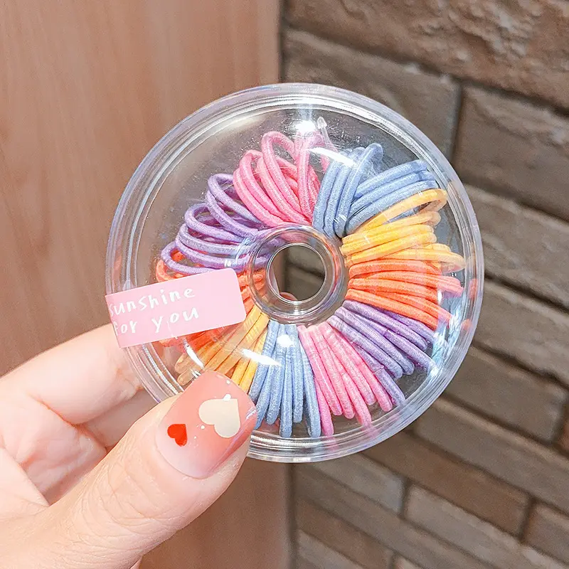 Children's Rubber Hair Bands for Girls 100pcs - Image 7