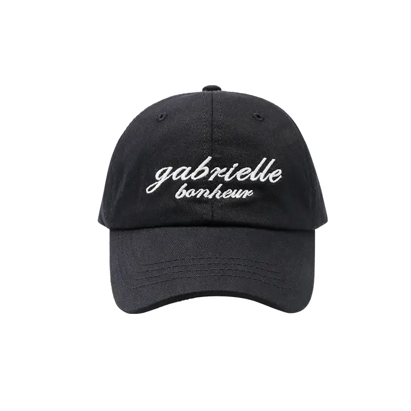 Black Embroidered Baseball Cap for Girls Boys - Image 8