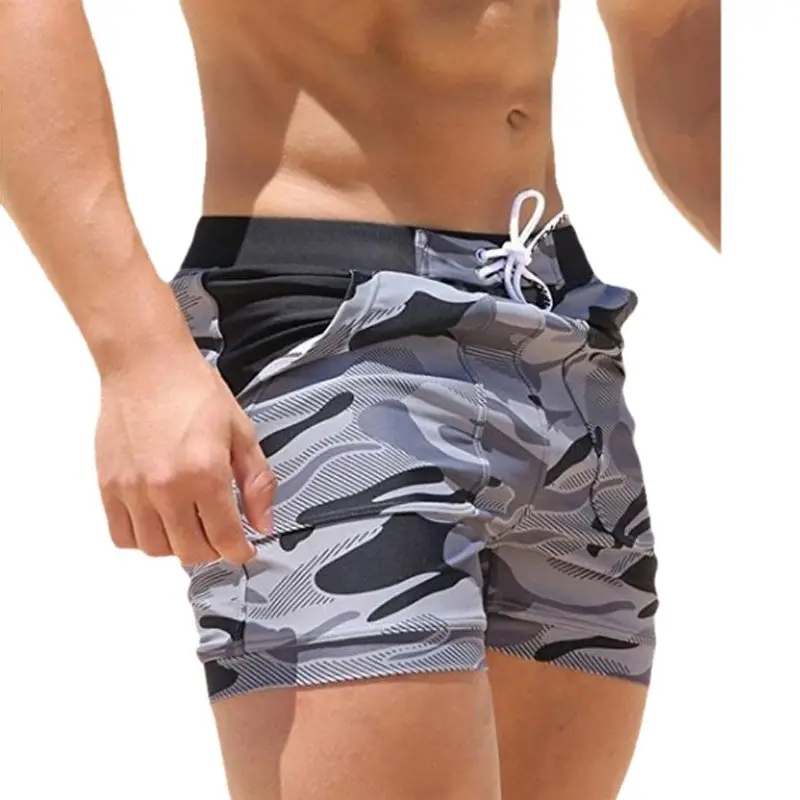 Men Camo Camo Shorts Blue 2023 Summer S-5XL