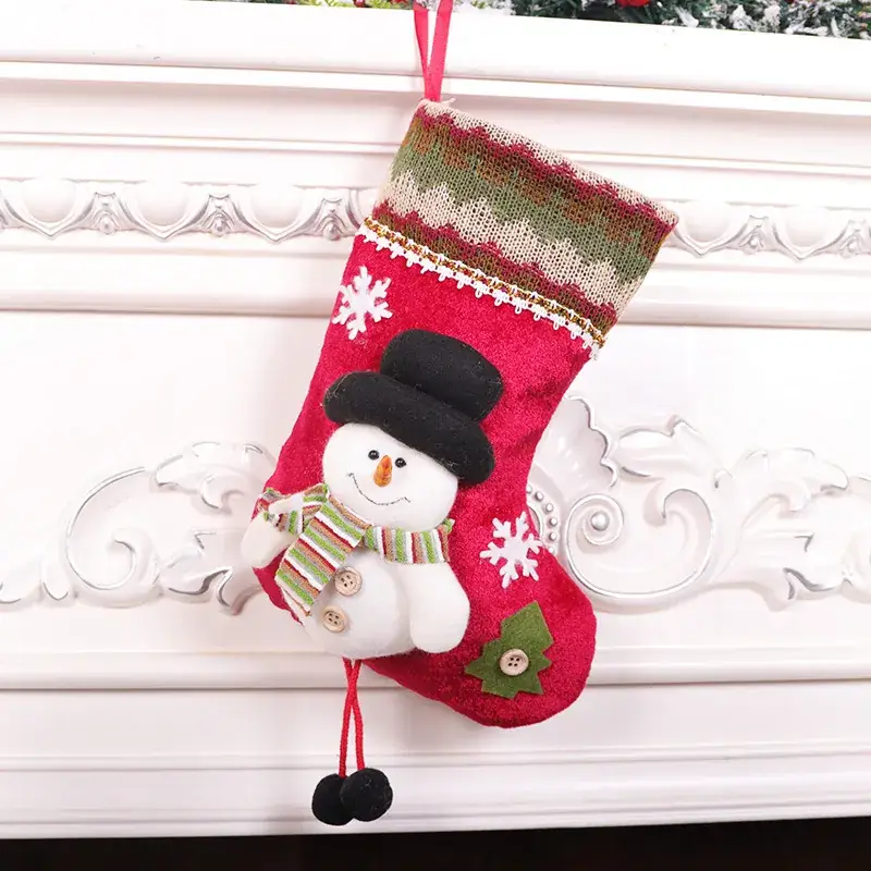 Medium Christmas Socks Doll Socks Cartoon Three-Dimensional Christmas Pendant Gift - Image 2