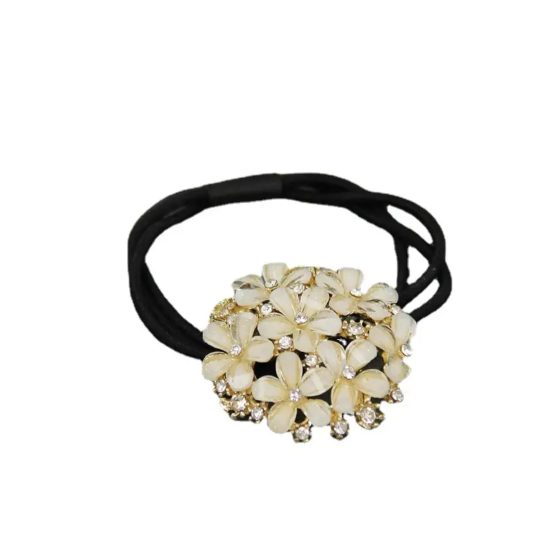 Vintage Diamond Flower Hair Band for Women