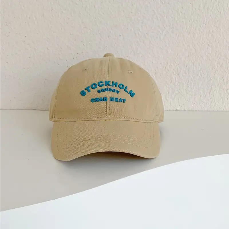 Brown Cotton Crab Meat Cap for Women Men - Image 5
