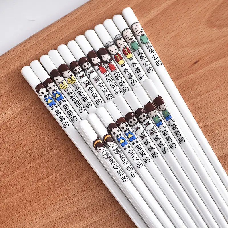 Ceramic Chopsticks Set Non-slip White High Temp - Image 4