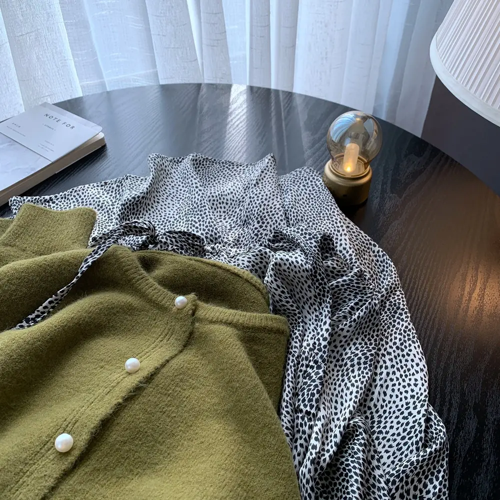Women's Blue Knitted Cardigan Small 2025 — feature 12