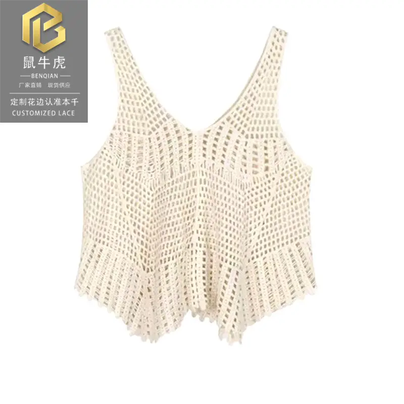 Women Cotton Embroidered Vest Sleeveless Summer Wear - Image 8