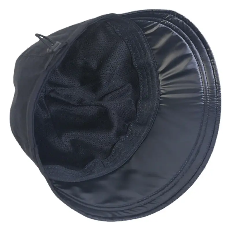 Black Soft-Top Fisherman's Hat for Women
