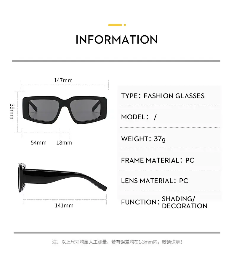 Modern Black Sunglasses with Gradient Lens 2022 — feature 6