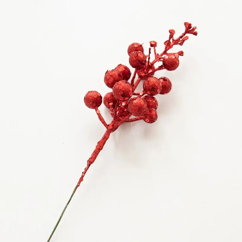 Black Black Cherry Wreath Decoration 18cm - Image 6