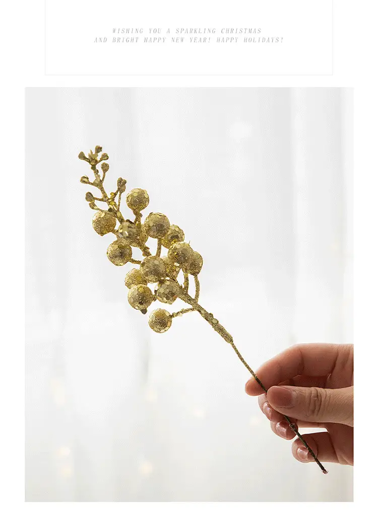 Black Black Cherry Wreath Decoration 18cm — feature 5
