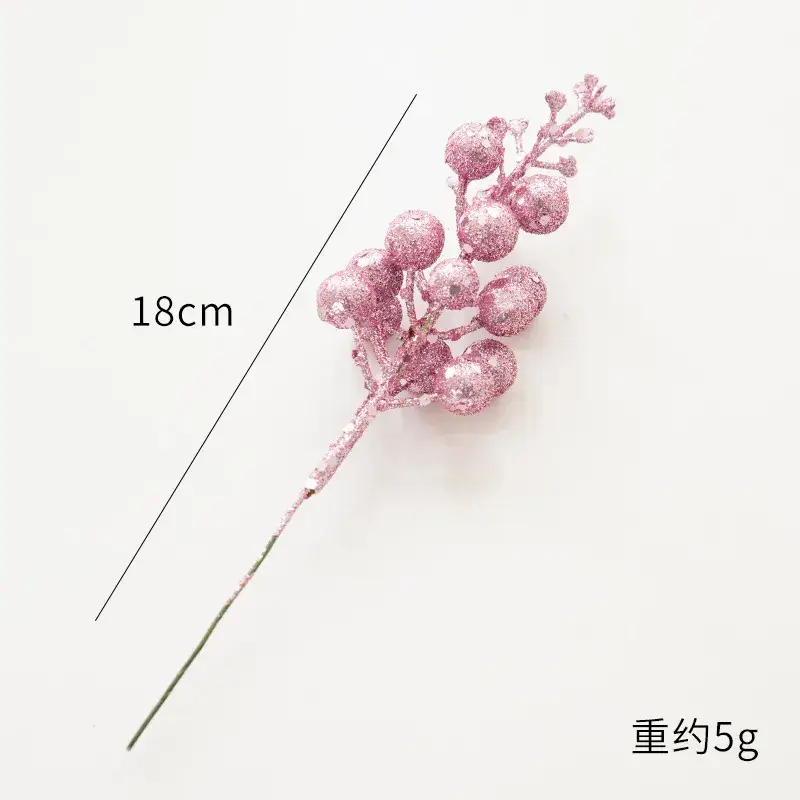 Black Black Cherry Wreath Decoration 18cm - Image 3
