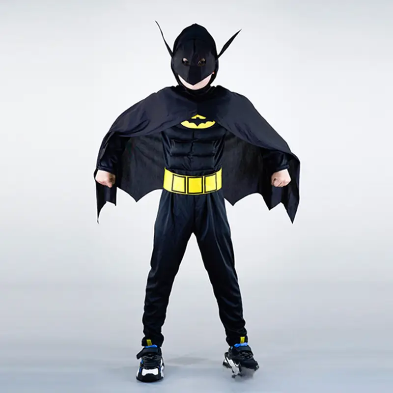 Hulk Spiderman Kids Halloween Muscle Show Costume Yellow Blue - Image 49