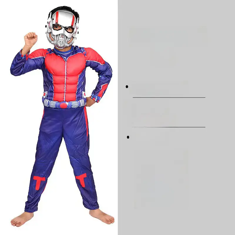 Hulk Spiderman Kids Halloween Muscle Show Costume Yellow Blue - Image 74