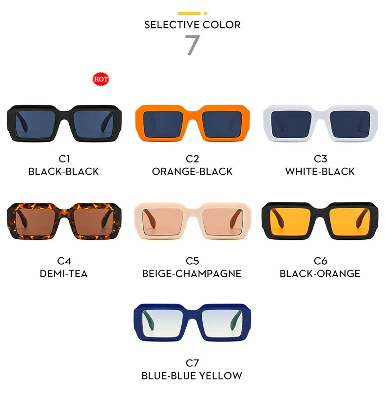 2022 Green Cyberpunk Sunglasses C7 — feature 7
