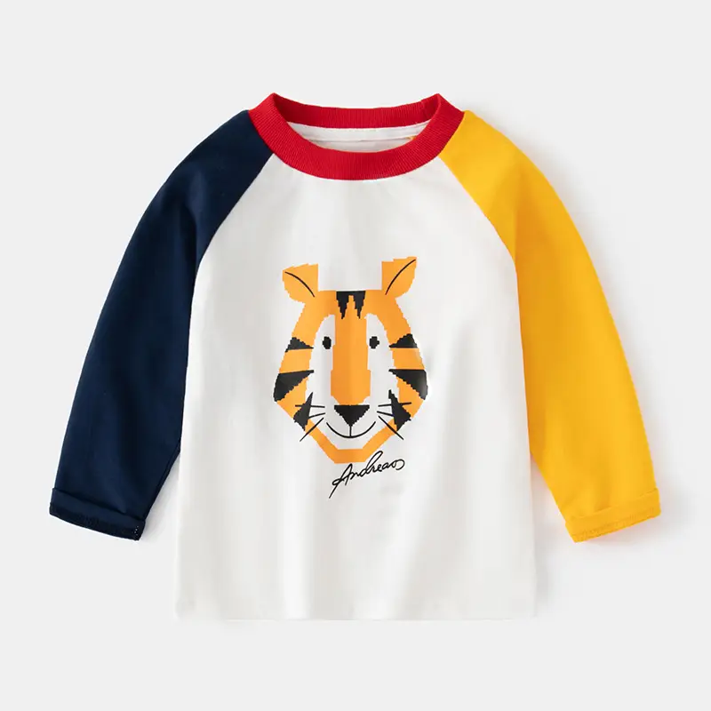 Children's Long Sleeve T-Shirt Boys 2022 Autumn Cartoon Design