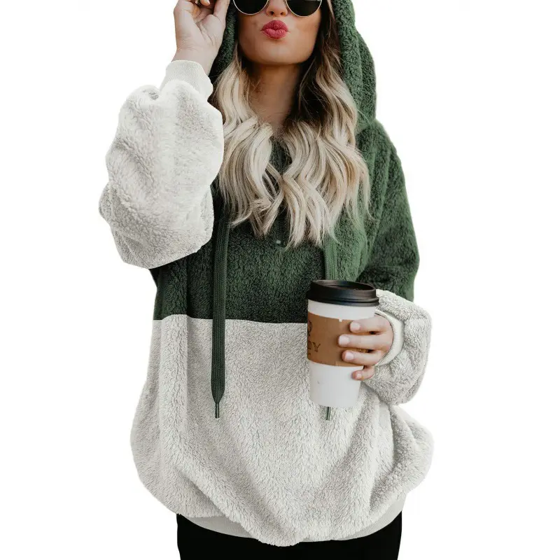 2024 Hot Selling Splicing Hooded Sweatshirt Jacket - Image 6