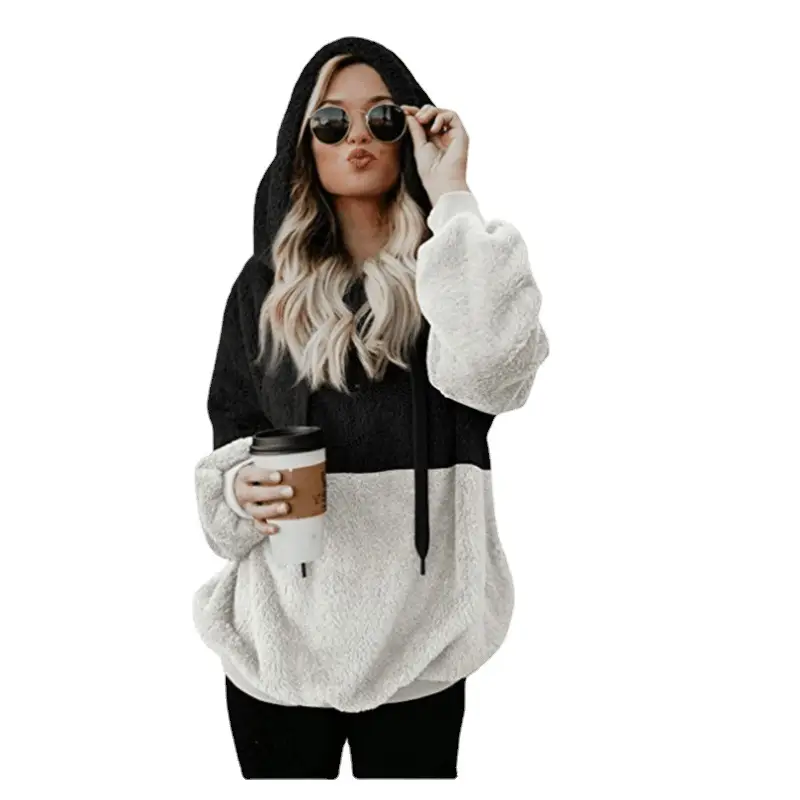 2024 Hot Selling Splicing Hooded Sweatshirt Jacket - Image 9