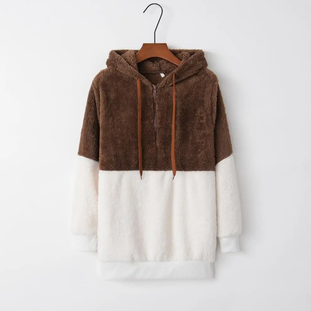2024 Hot Selling Splicing Hooded Sweatshirt Jacket — feature 12