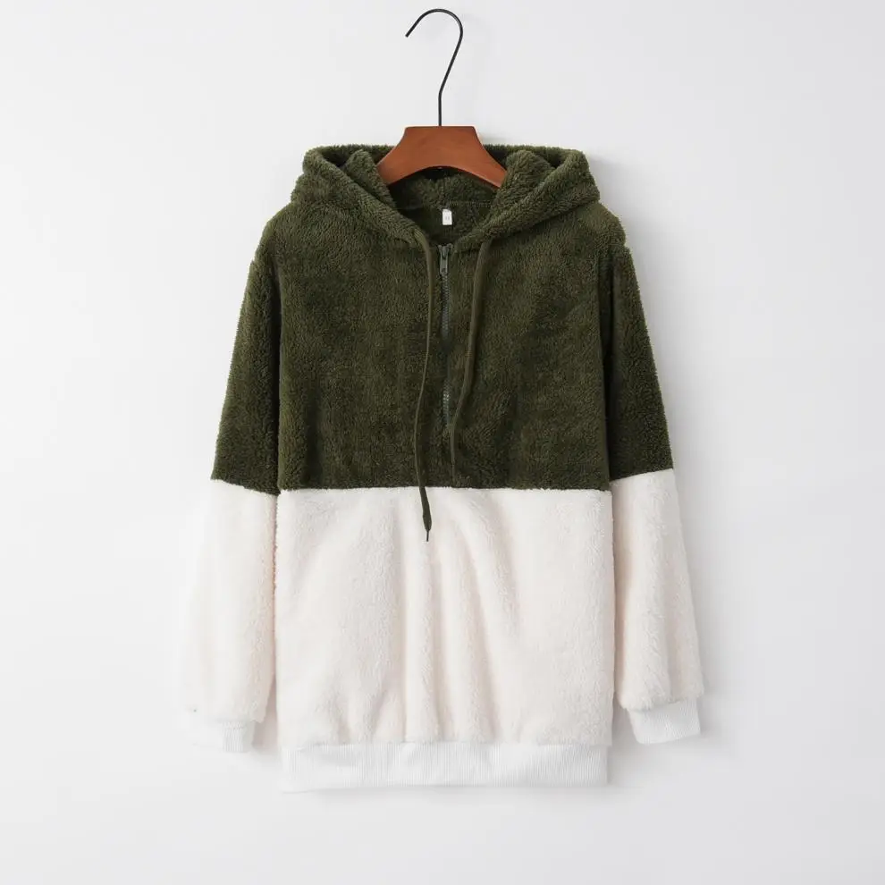 2024 Hot Selling Splicing Hooded Sweatshirt Jacket — feature 13