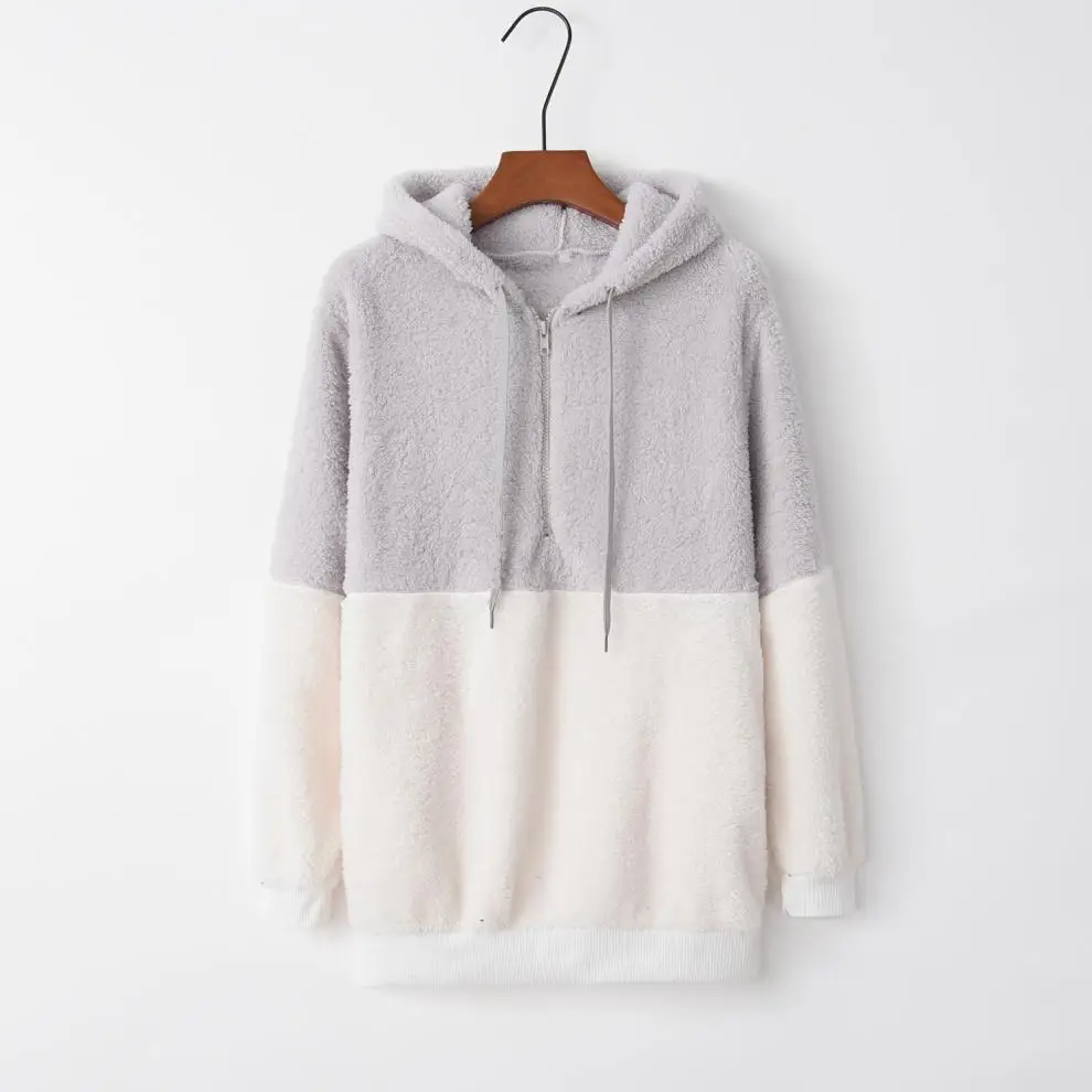 2024 Hot Selling Splicing Hooded Sweatshirt Jacket — feature 9