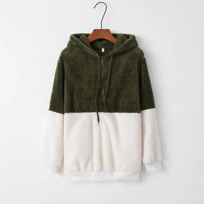 2024 Hot Selling Splicing Hooded Sweatshirt Jacket - Image 3