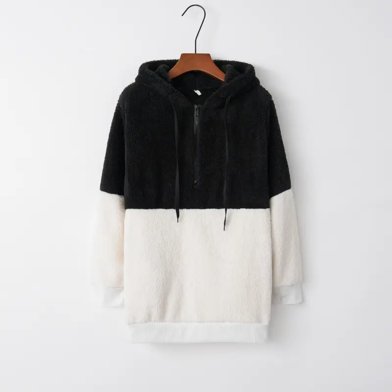 2024 Hot Selling Splicing Hooded Sweatshirt Jacket - Image 4