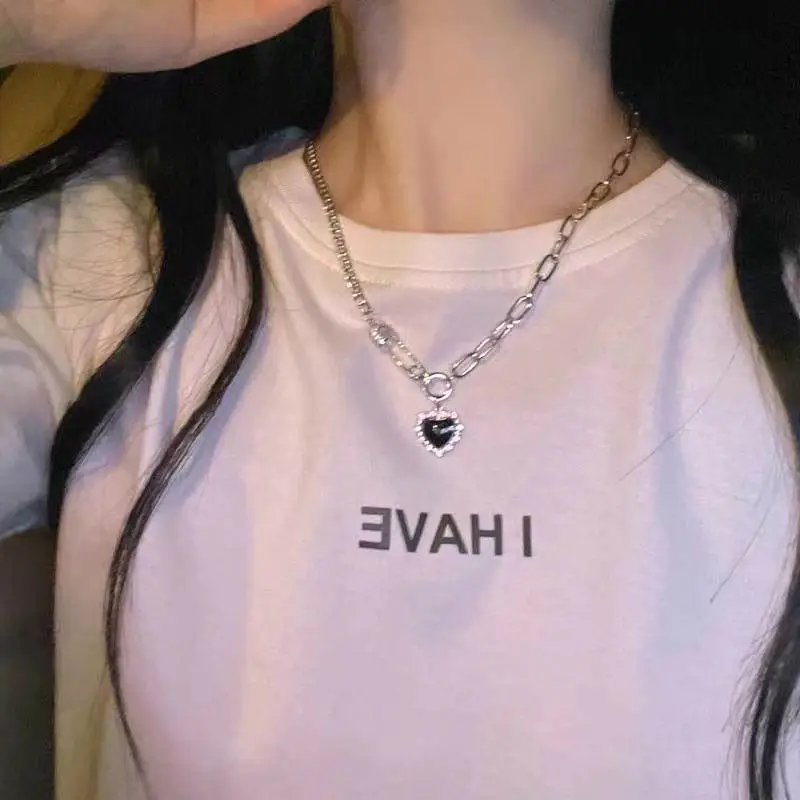 Candy Cat Necklace Women's Full Diamond Clavicle Chain - Image 3