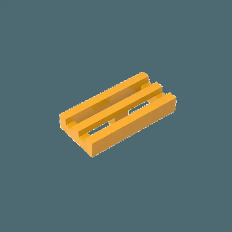 Yellow 2412 Compatible Grid Plate for LEGO 30244 - Image 32