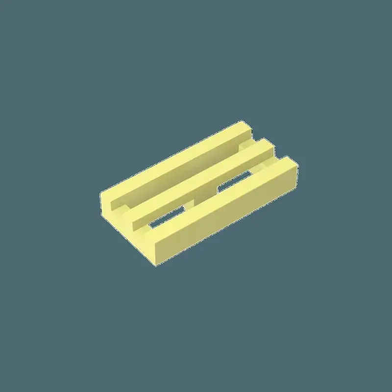 Yellow 2412 Compatible Grid Plate for LEGO 30244 - Image 33
