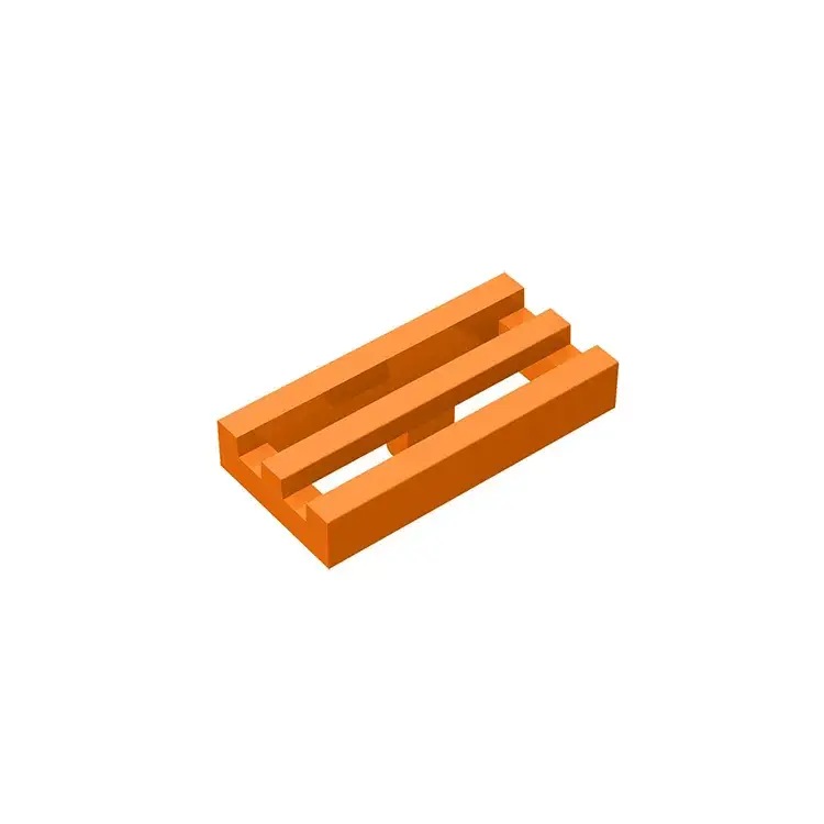 Yellow 2412 Compatible Grid Plate for LEGO 30244 - Image 4