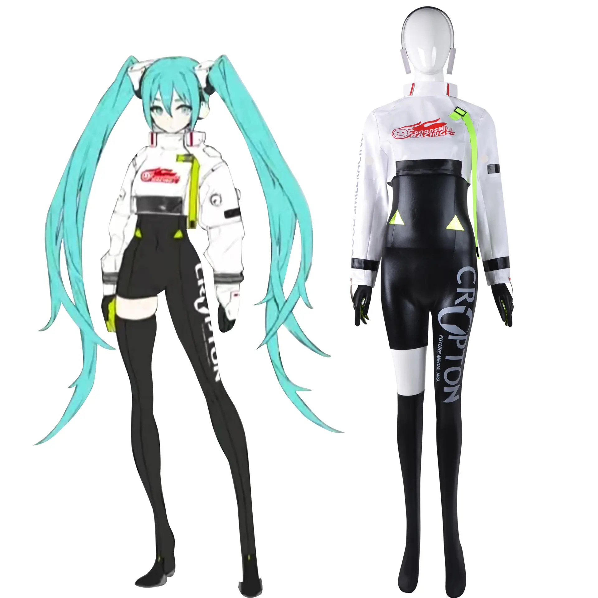 Virtual Idol Racing Suit for Cosplay Cosplay Suit - Image 6