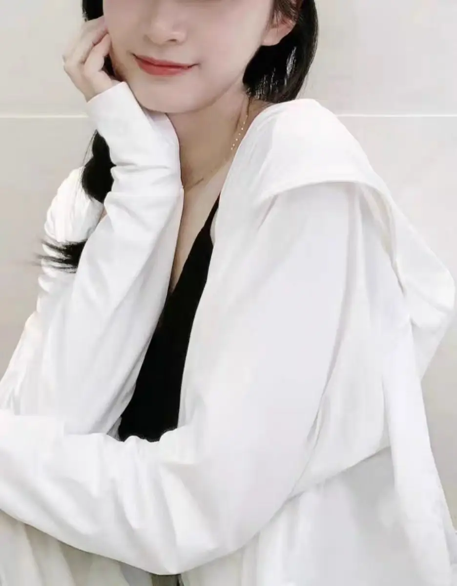 Women Ice Silk Sun Protection Coat White 2022 — feature 6
