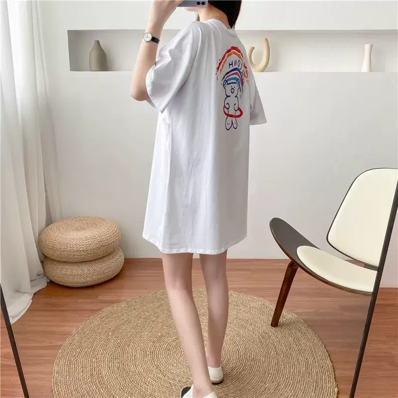 Maternity T-Shirt with Breastfeeding Design White — feature 17
