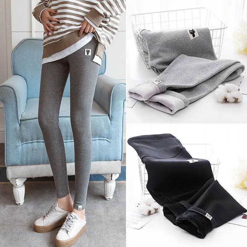 Warm Cashmere Leggings for Pregnant Women Winter - Image 5