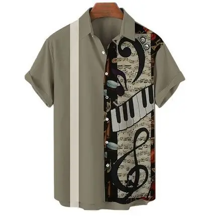 Men Digital Printed Lapp Shirt with Saxel Design - Image 19
