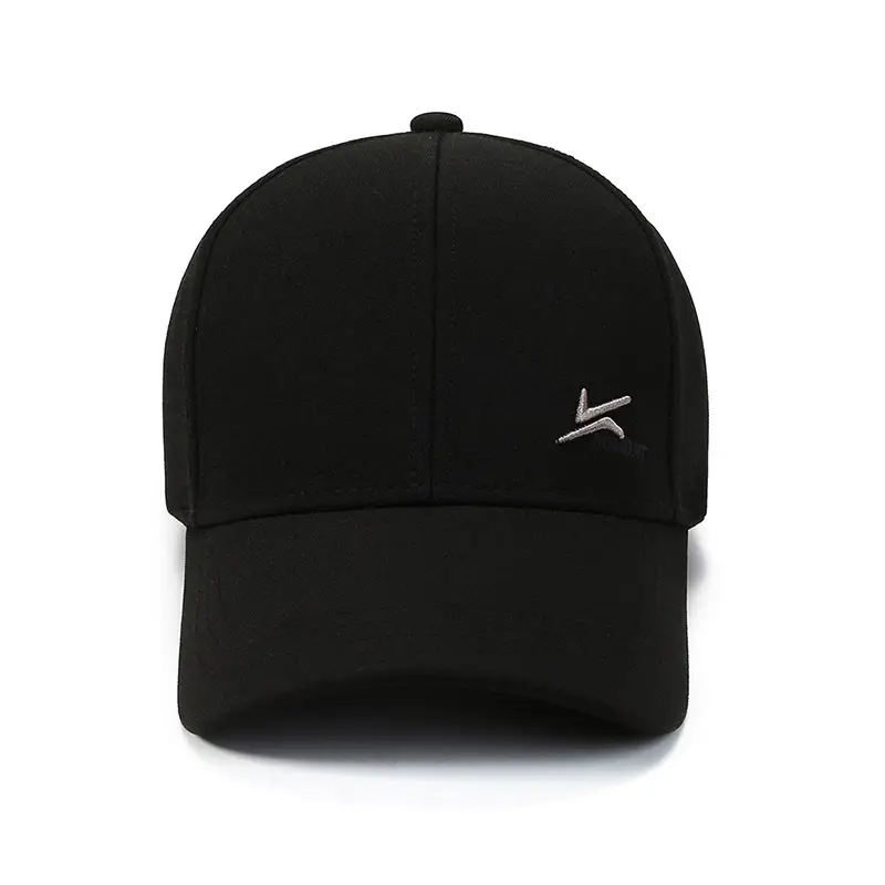 Men's Black Korean Baseball Cap with Gold Buckle - Image 5