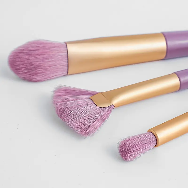 Huayang 9-Piece Makeup Brush Set with Soft Corn Silk Fibrils