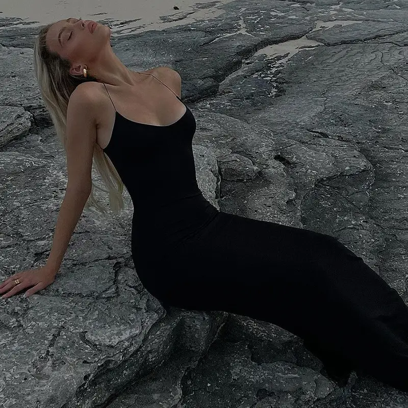 Black Backless Slim Fit Dress for Women 2025 โ feature 14