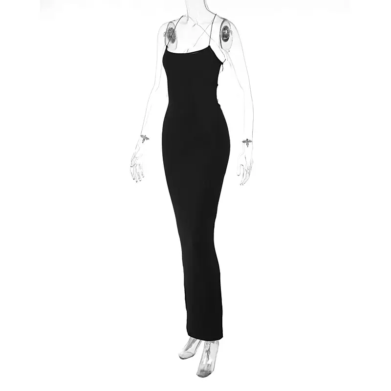 Black Backless Slim Fit Dress for Women 2025 โ feature 21