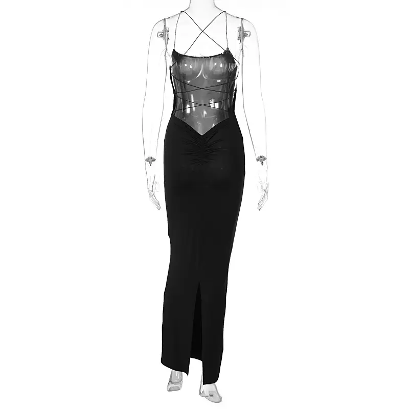 Black Backless Slim Fit Dress for Women 2025 โ feature 22