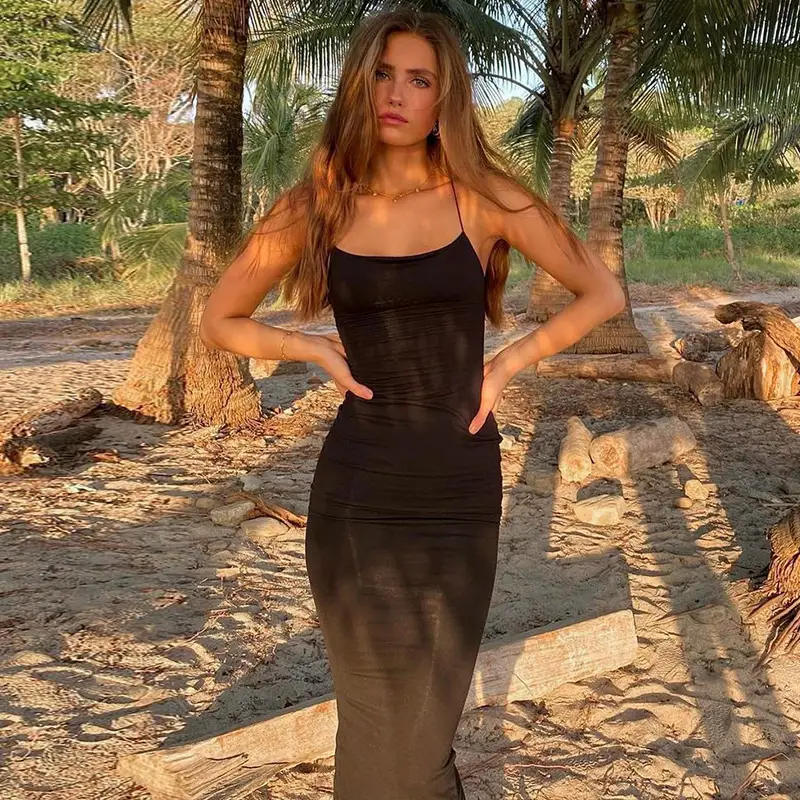 Black Backless Slim Fit Dress for Women 2025 โ feature 7