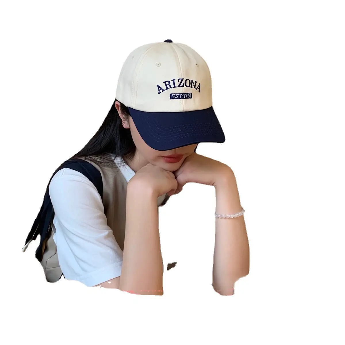 Women Linen Cap Retro Green Sun Protection - Image 10