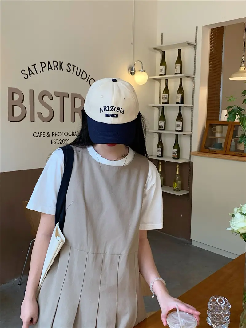 Women Linen Cap Retro Green Sun Protection — feature 16