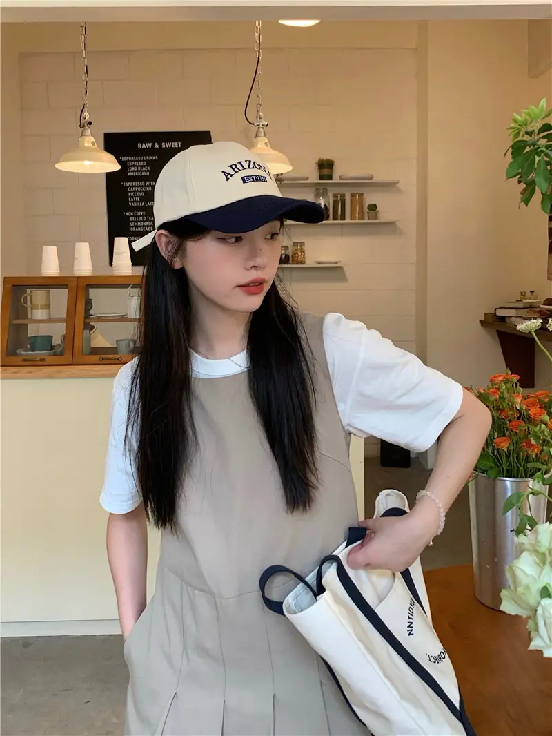 Women Linen Cap Retro Green Sun Protection — feature 18