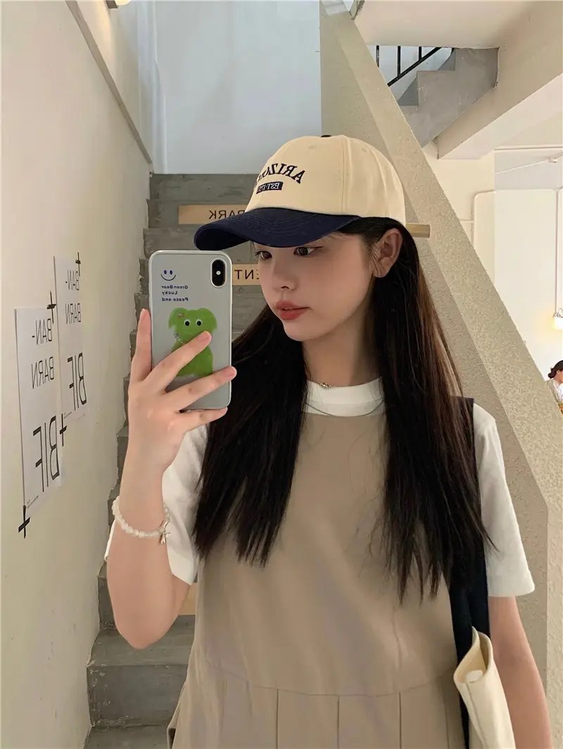 Women Linen Cap Retro Green Sun Protection — feature 3