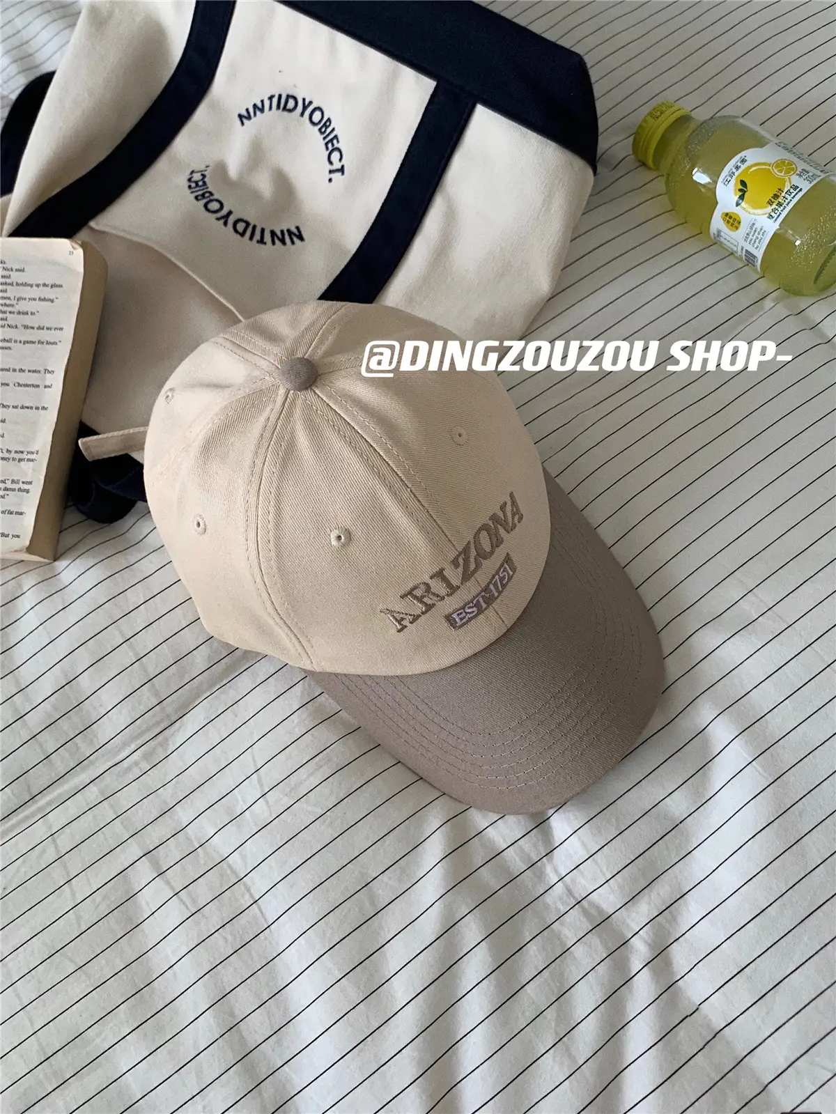 Women Linen Cap Retro Green Sun Protection - Image 2